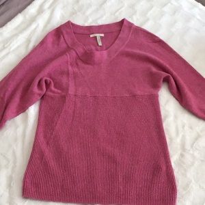 Pink maternity sweater